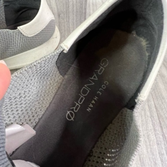 Cole Haan Mens Granpro Stitch Lite Knit Sneakers Gray Low‎ Top Lace Up 13M - Picture 6 of 12
